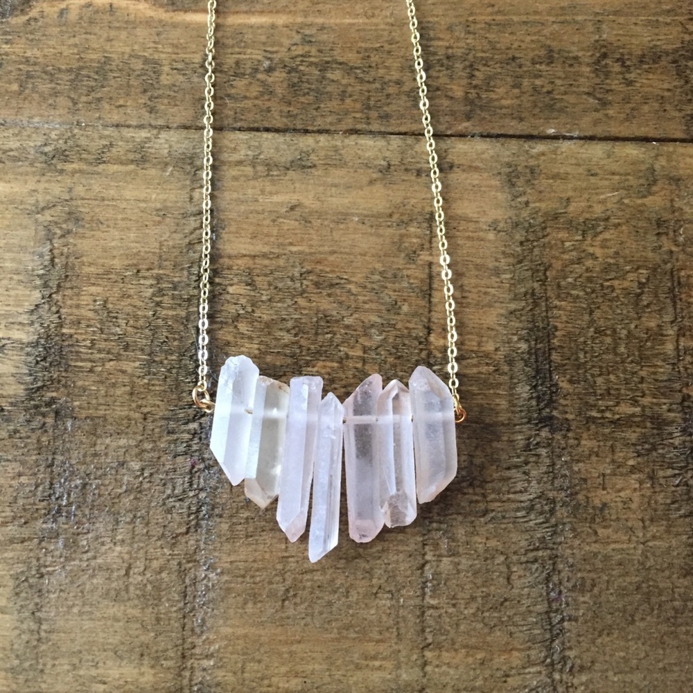 ❗️LAST❗️Peach Quartz Necklace - Picture 5 of 7
